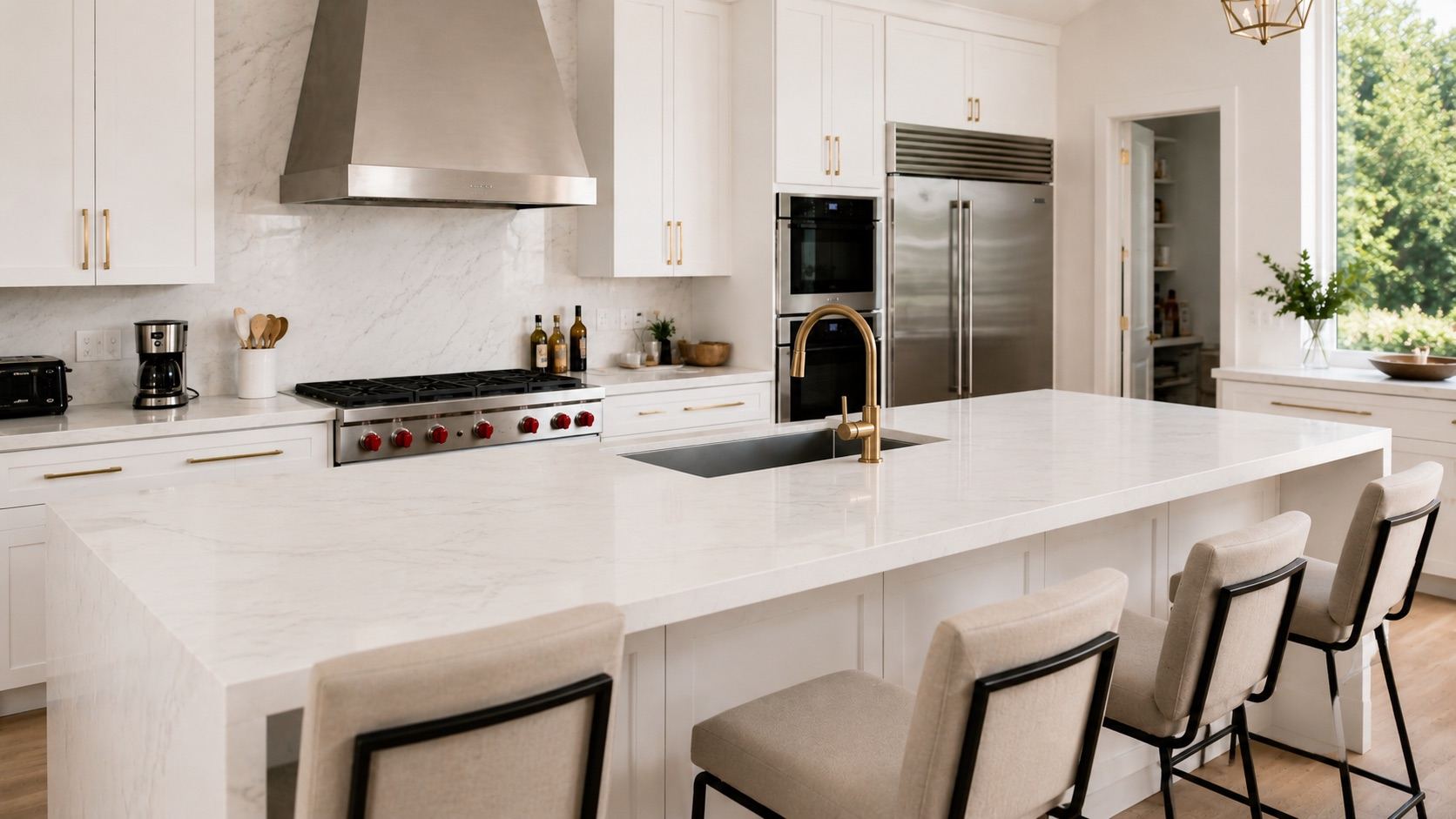 Kitchen after cleaning